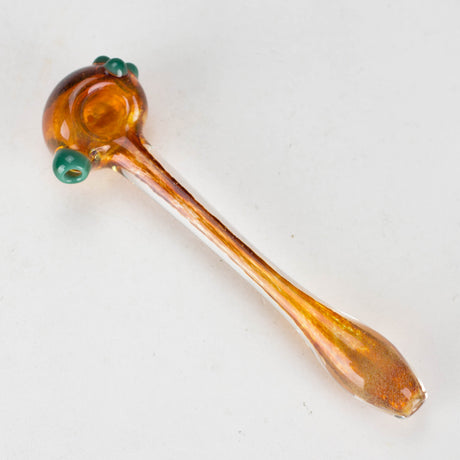 Shine Glassworks | Frit Pipe with coloured Accents - Made in Canada