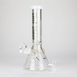 Tech Tubes | 12" 9mm Beaker Glass Bong Glass Bong Maq Distributors White