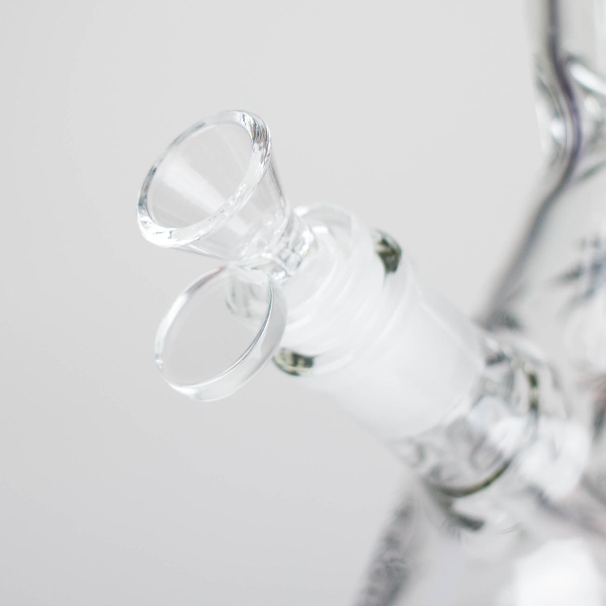 Karma | 14" Leaf Beaker Glow in the dark Glass Bong Glass Bong Maq Distributors