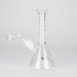 Karma | 7" Sandblasted Beaker Glass Dab Rig Glass Rig Maq Distributors