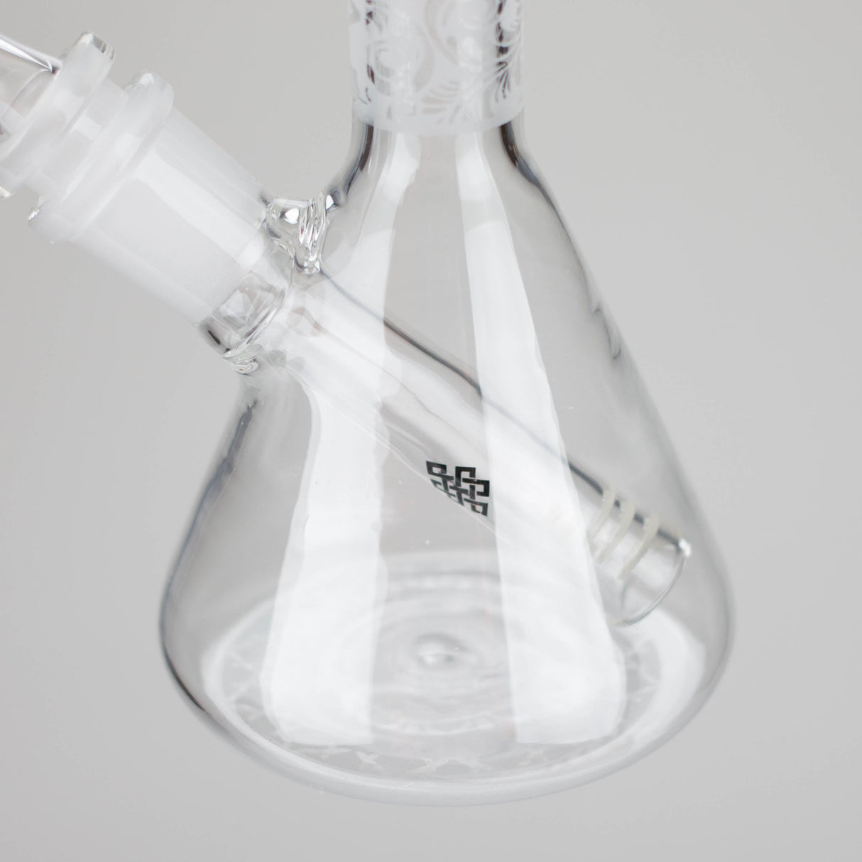 Karma | 7" Sandblasted Beaker Glass Dab Rig Glass Rig Maq Distributors