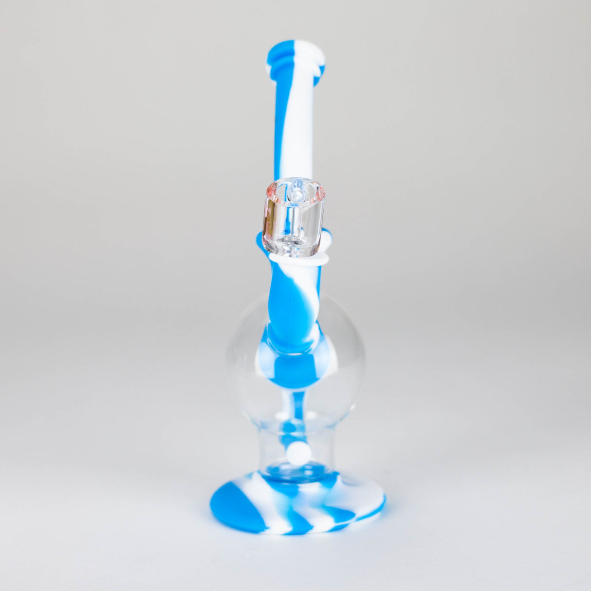 Dabware | Silicone Rig Platinum Global Incycler Rig (Blue/White)