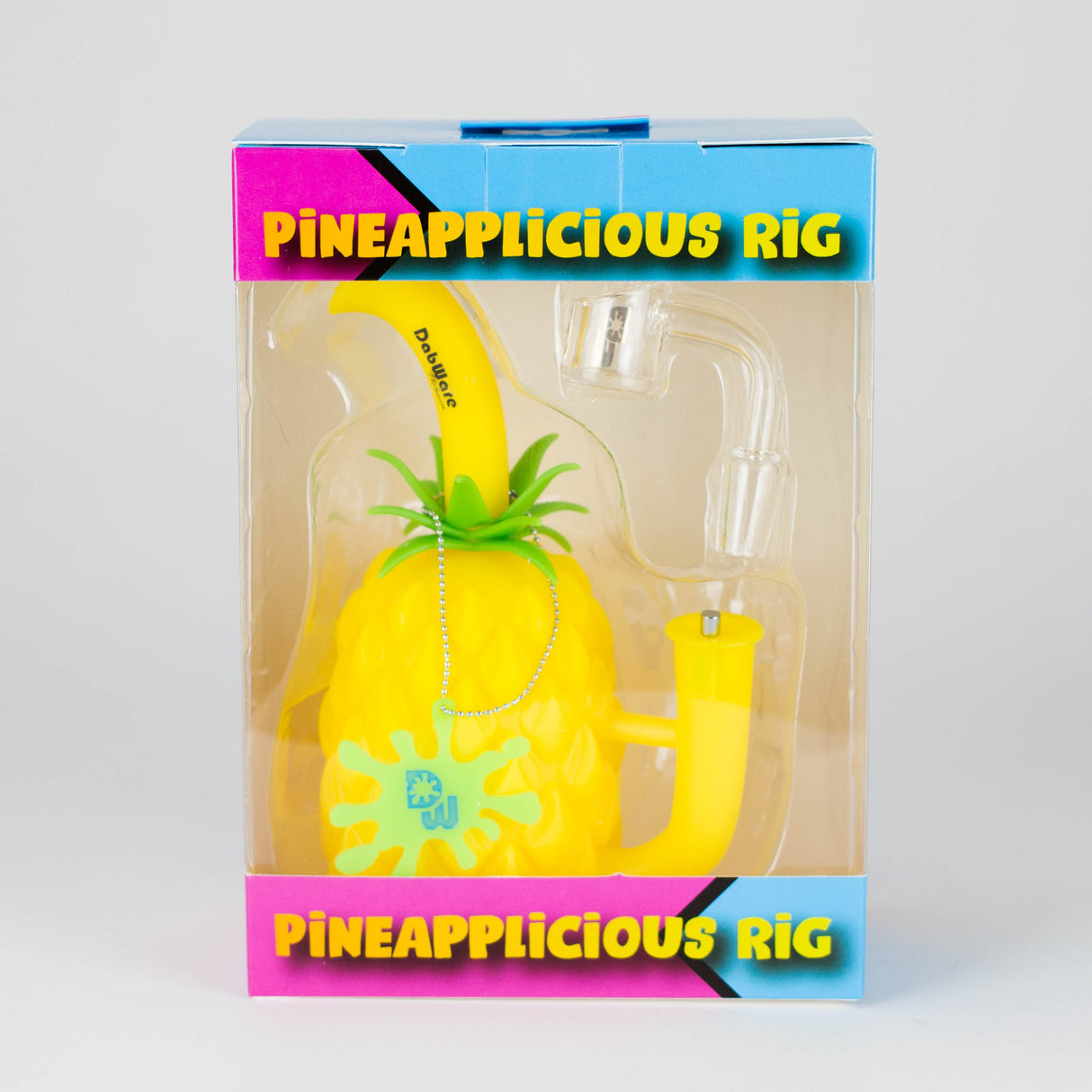 Dabware | Silicone Rig Platinum Pineapple Rig (Yellow)