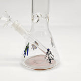 12"  44mm Tube 4mm Cartoon Design Beaker Bong_9