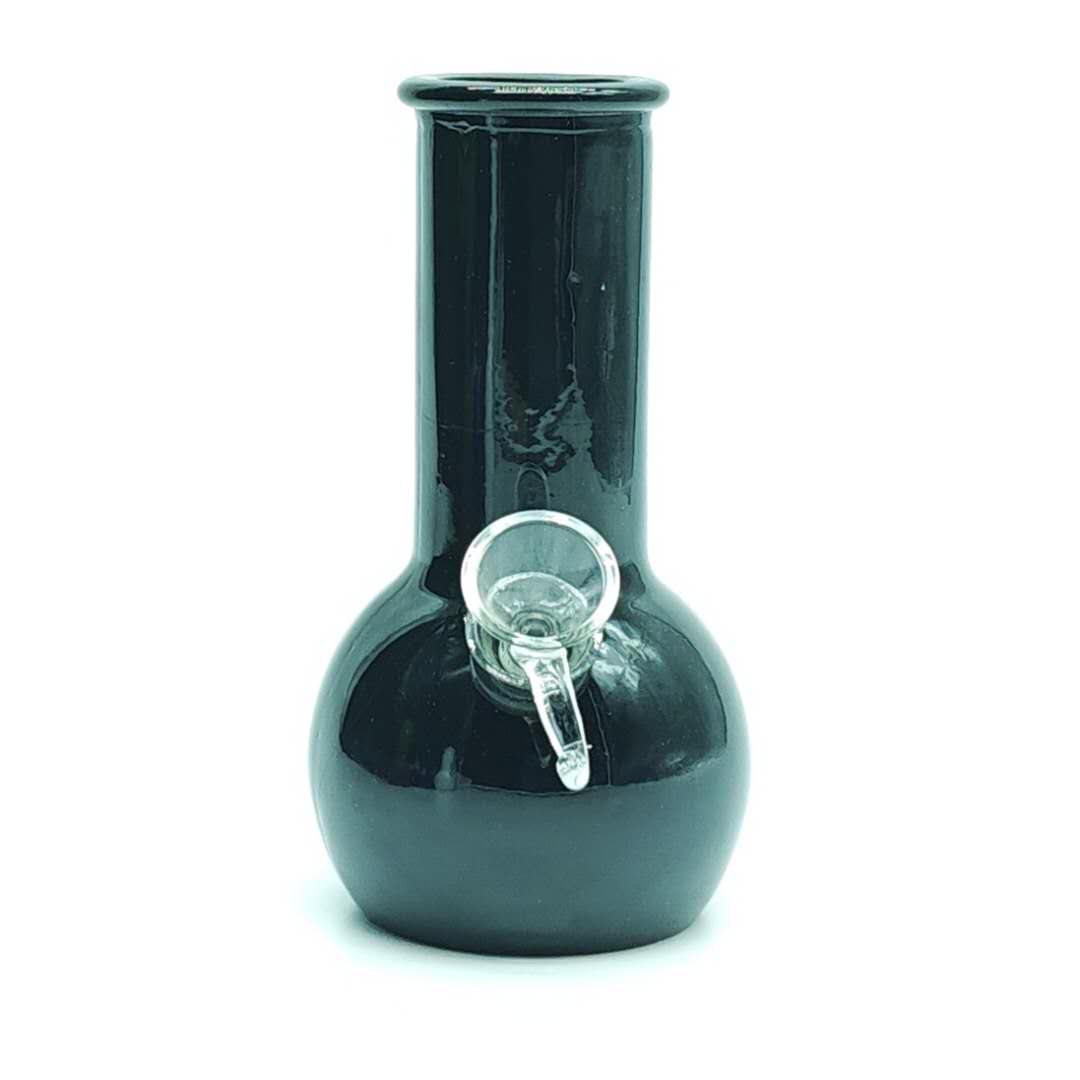 6 " Soft Glass Assorted Colors Glass Bong Super Supplys Inc Black