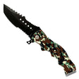 4" Blade / Camo Handle / Foldable Knife_0