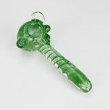 Shine Glassworks | Deluxe Frit Pipe with Large Opal - Made in Canada