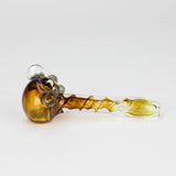 Shine Glassworks | Deluxe Frit Pipe with Large Opal - Made in Canada