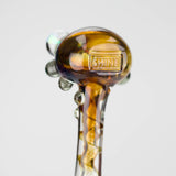 Shine Glassworks | Deluxe Frit Pipe with Large Opal - Made in Canada