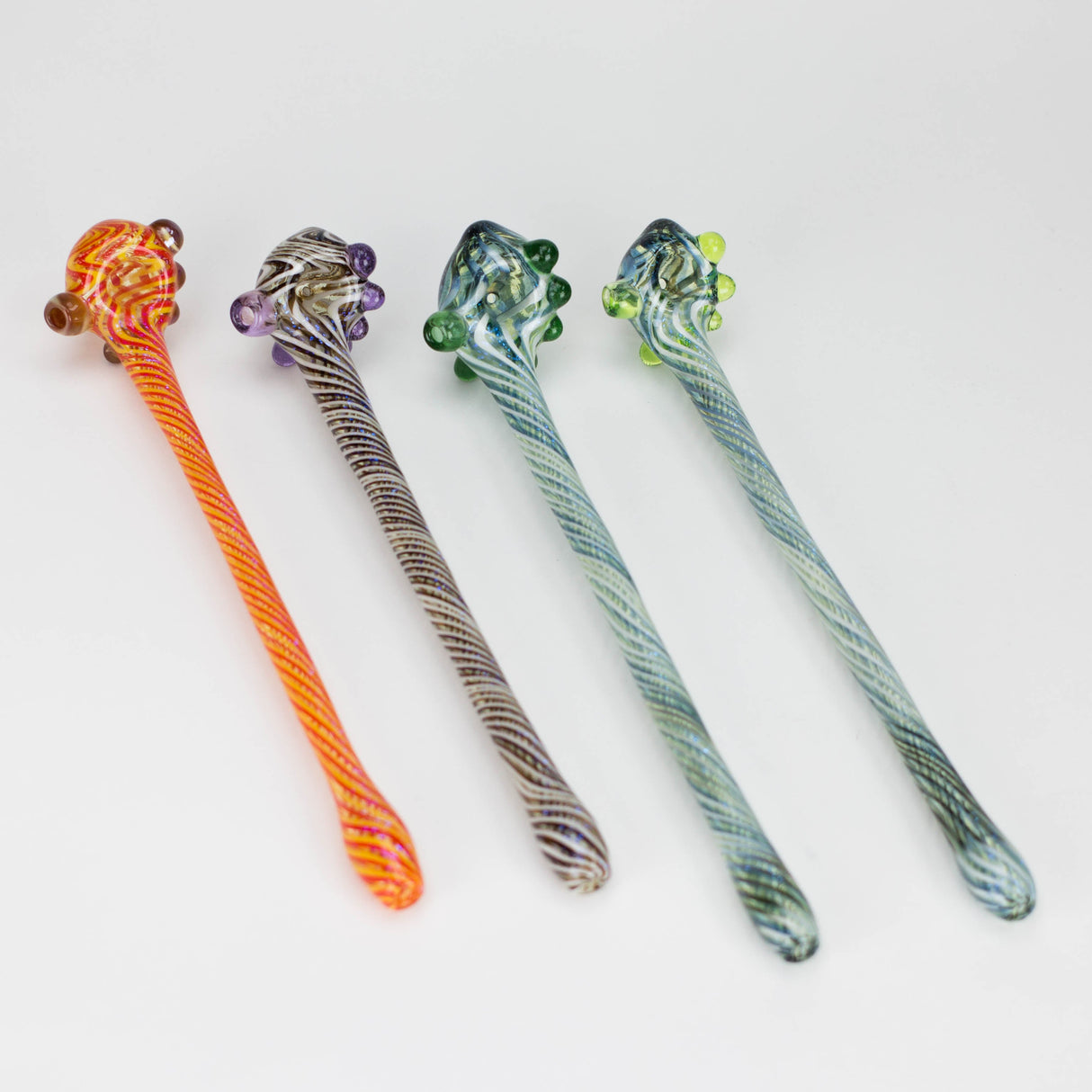 Shine Glassworks | Footlong Dichro Vackstack Hash Pipe - Made in Canada