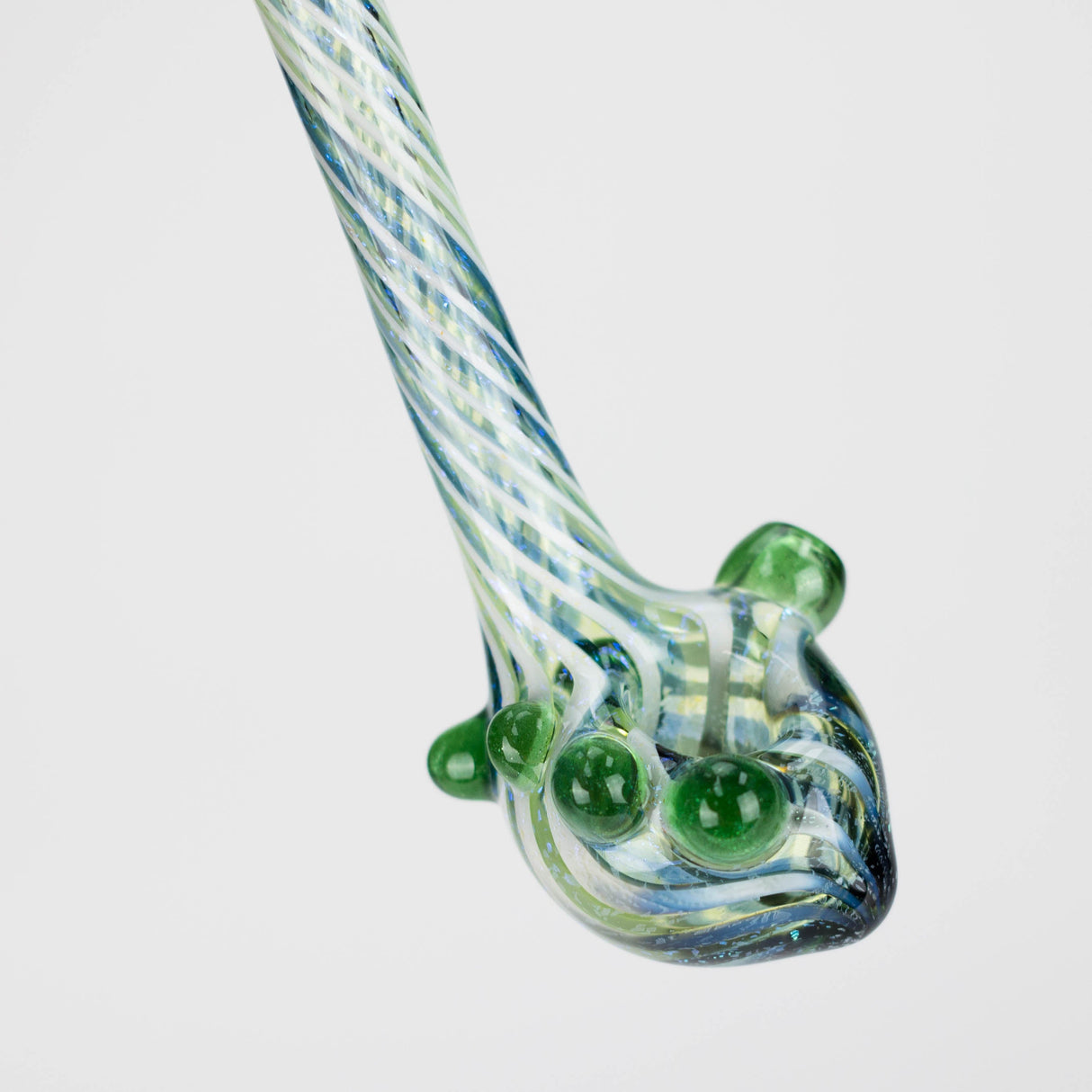 Shine Glassworks | Footlong Dichro Vackstack Hash Pipe - Made in Canada