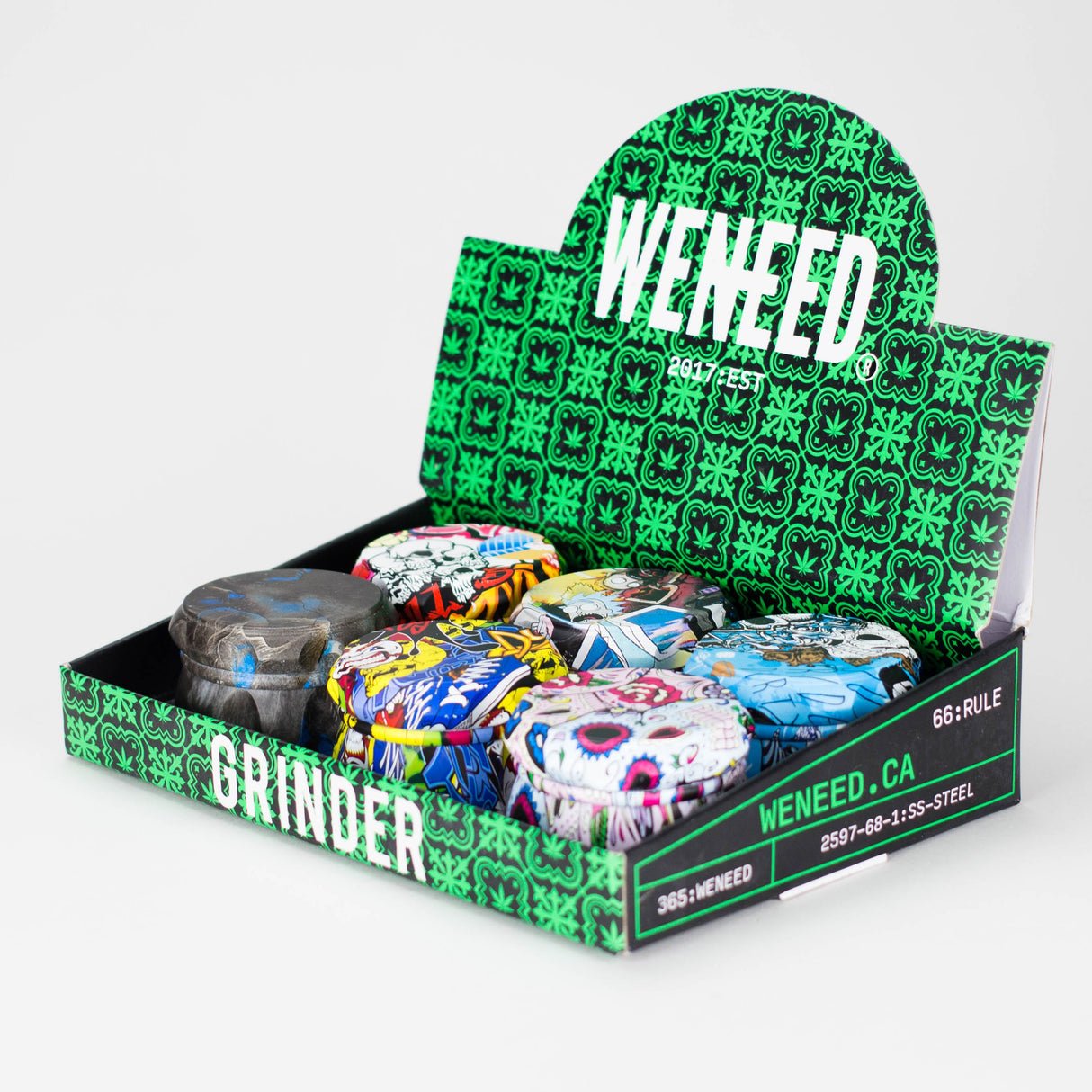 WENEED | Cartoon Toy Grinder 4pts box of 6pack