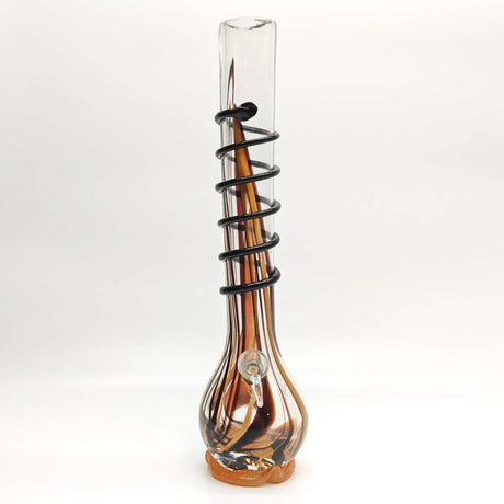 16" 2 Parts Soft Glass-4 Colors Glass Bong Super Supplys Inc Design-2