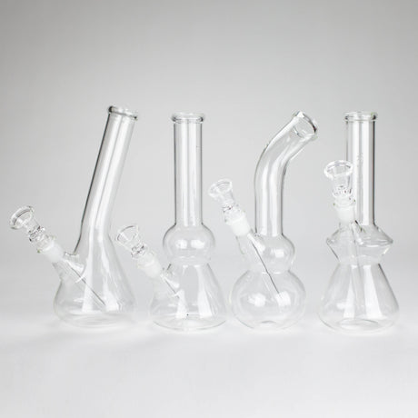 7" Clear Water pipe-Design Assorted Glass Bong NIBO Distribution
