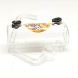 4.5" Tank Design Bubble Bong-Assorted Sticker Glass Rig Super Supplys Inc