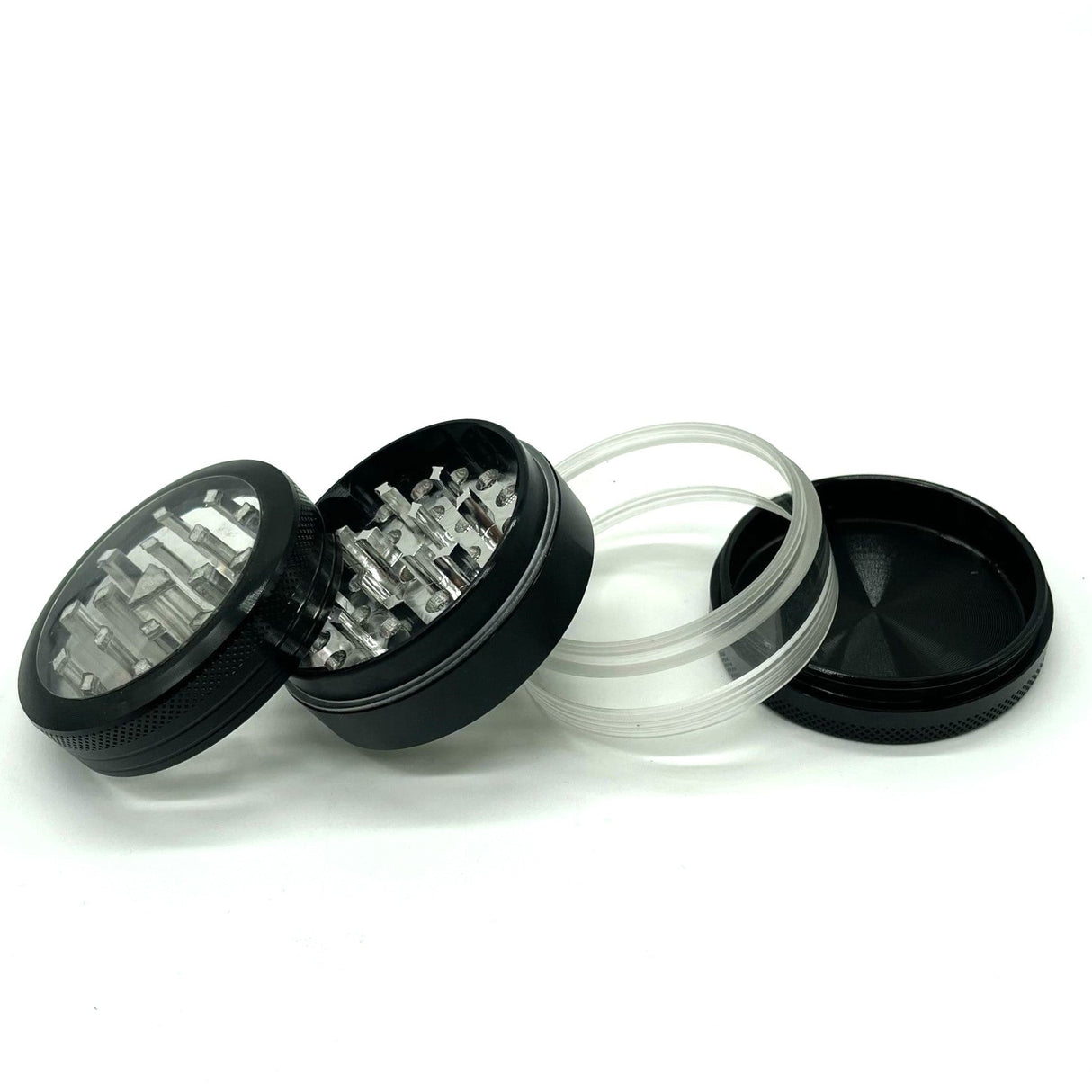 Seethrough Aluminum 53mm Grinder 4 Part-Assorted Color [GRI128] Regular Grinder NIBO Distribution