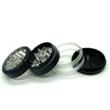 Seethrough Aluminum 53mm Grinder 4 Part-Assorted Color [GRI128] Regular Grinder NIBO Distribution
