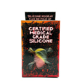 11" Foldable Silicone Skull Shape Water Pipe Kit -Assorted Color [HIT306] Resin · Silicone · Plastic Bong NIBO Distribution