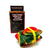 11" Foldable Silicone Skull Shape Water Pipe Kit -Assorted Color [HIT306] Resin · Silicone · Plastic Bong NIBO Distribution