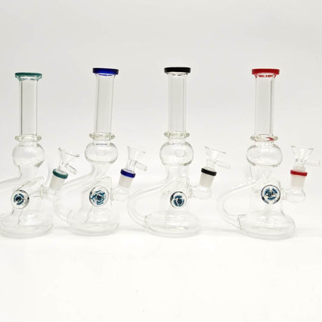 8" Recycler Water Bong-Assorted Color Glass Bong Super Supplys Inc