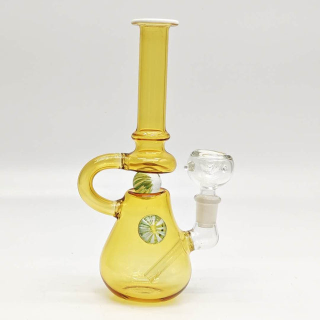 8-1/2" Water Bong With Fancy Glass Bowl Glass Bong Super Supplys Inc