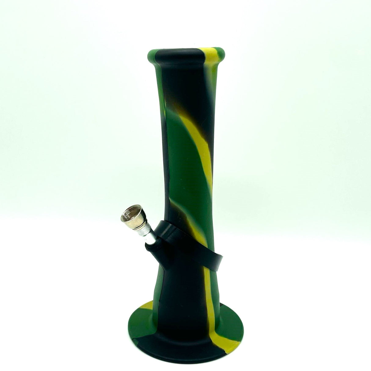 9" Foldable Silicone Water Pipe Kit Assorted Color [HIT307] Resin · Silicone · Plastic Bong NIBO Distribution