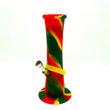 9" Foldable Silicone Water Pipe Kit Assorted Color [HIT307] Resin · Silicone · Plastic Bong NIBO Distribution