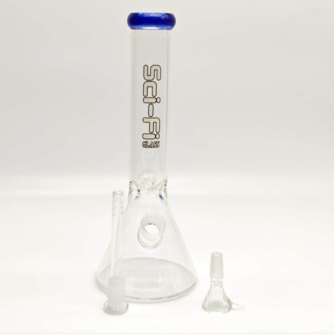 12“ 4mm Color Assorted Beaker Bong Glass Bong Super Supplys Inc