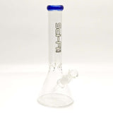 12“ 4mm Color Assorted Beaker Bong Glass Bong Super Supplys Inc Blue