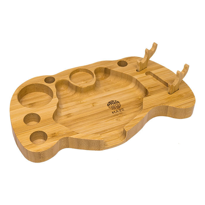 Maze® | Angular Bamboo 10X6 Rolling Tray – JJ Trading Inc.
