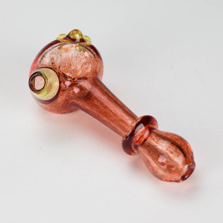 Shine Glassworks | Frit Maria Pipe - Made in Canada Glass Pipe Smoking Cat Distribution Red