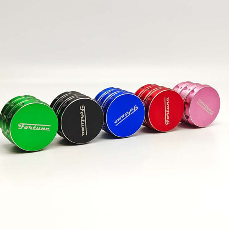 Fortune | 63.5mm x49mm Aluminum 4 Parts Grinder-Assorted Color Regular Grinder Fortune