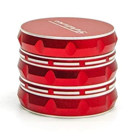 Fortune | 63.5mm x49mm Aluminum 4 Parts Grinder-Assorted Color Regular Grinder Fortune Red