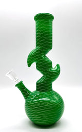 9.5" Zig-zag Designed Bong - Assorted Color [PIP651] Glass Bong NIBO Distribution