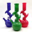 9.5" Zig-zag Designed Bong - Assorted Color [PIP651] Glass Bong NIBO Distribution