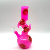 9.5" Flower Designed Bong - Assorted Color [PIP651] Glass Bong NIBO Distribution