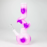 9.5" Flower Designed Bong - Assorted Color [PIP651] Glass Bong NIBO Distribution
