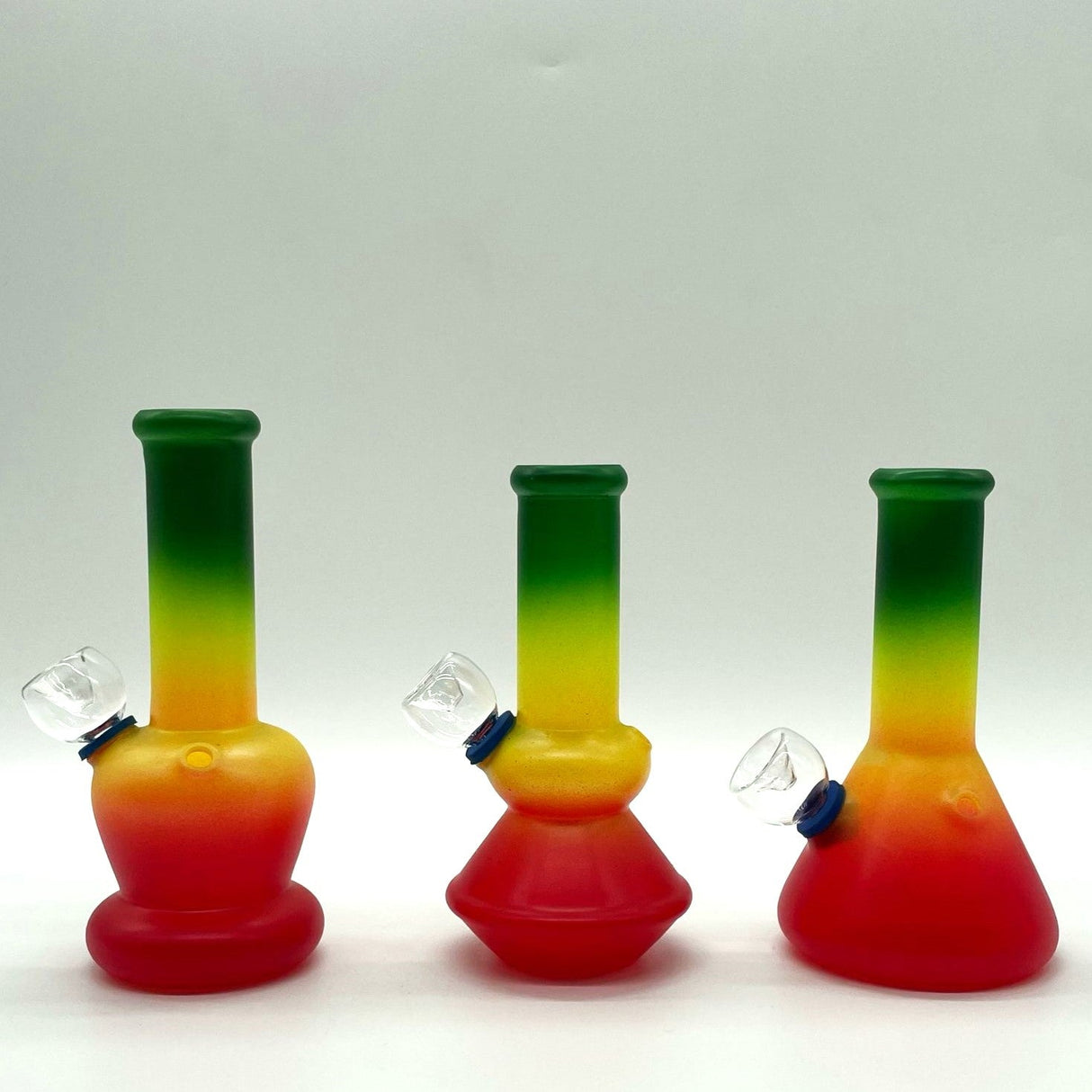 6" Glass Bong - Assorted Color [PIP560] Glass Bong NIBO Distribution Design 3