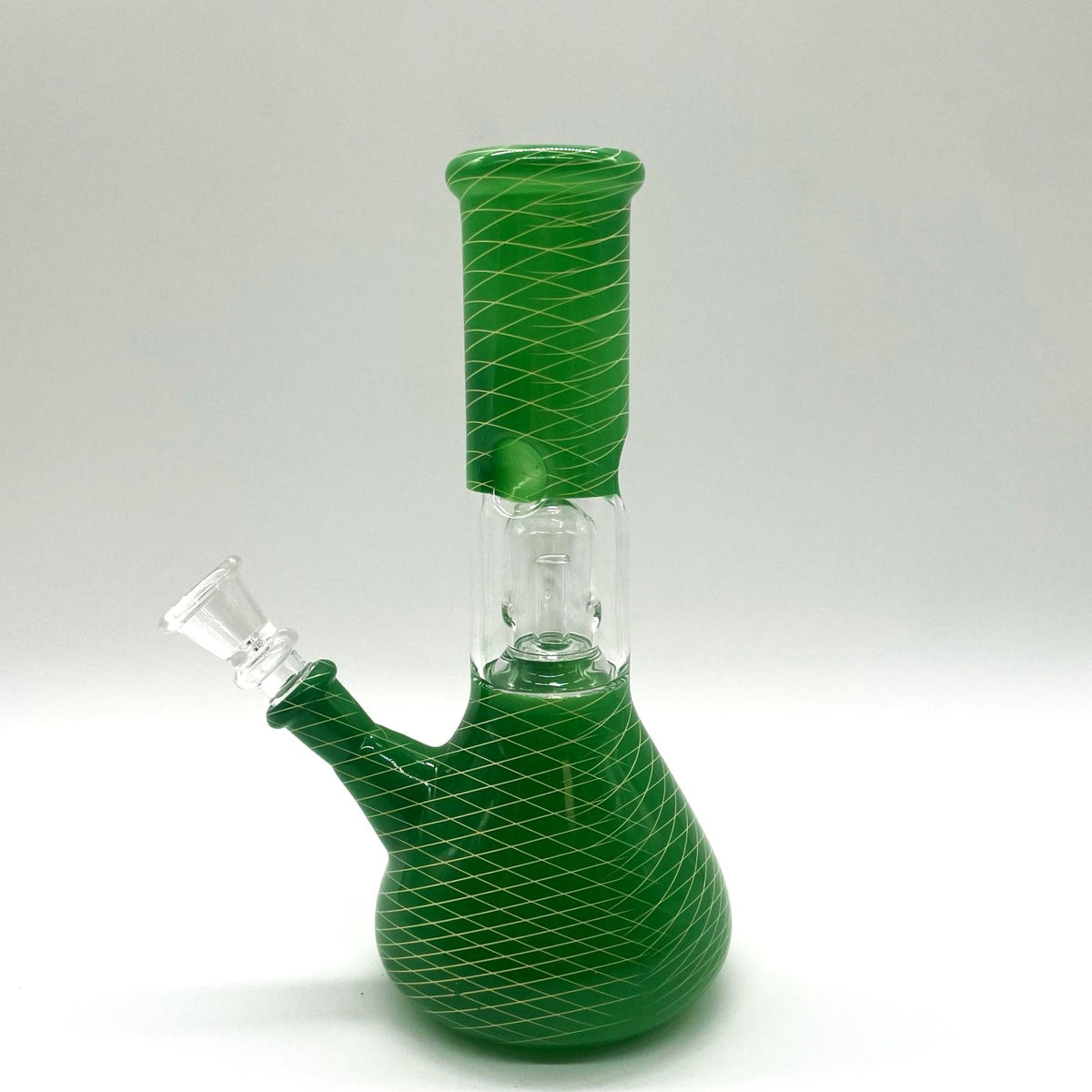 8" Water Pipe with Percolator- Assorted Color [PIP393] Glass Bong NIBO Distribution