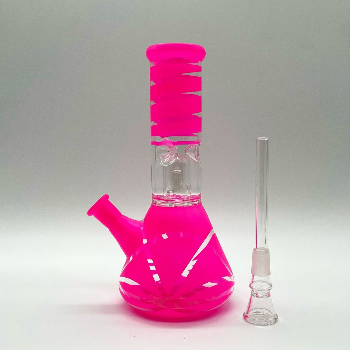 8" Water Pipe with Percolator- Assorted Color [PIP393] Glass Bong NIBO Distribution