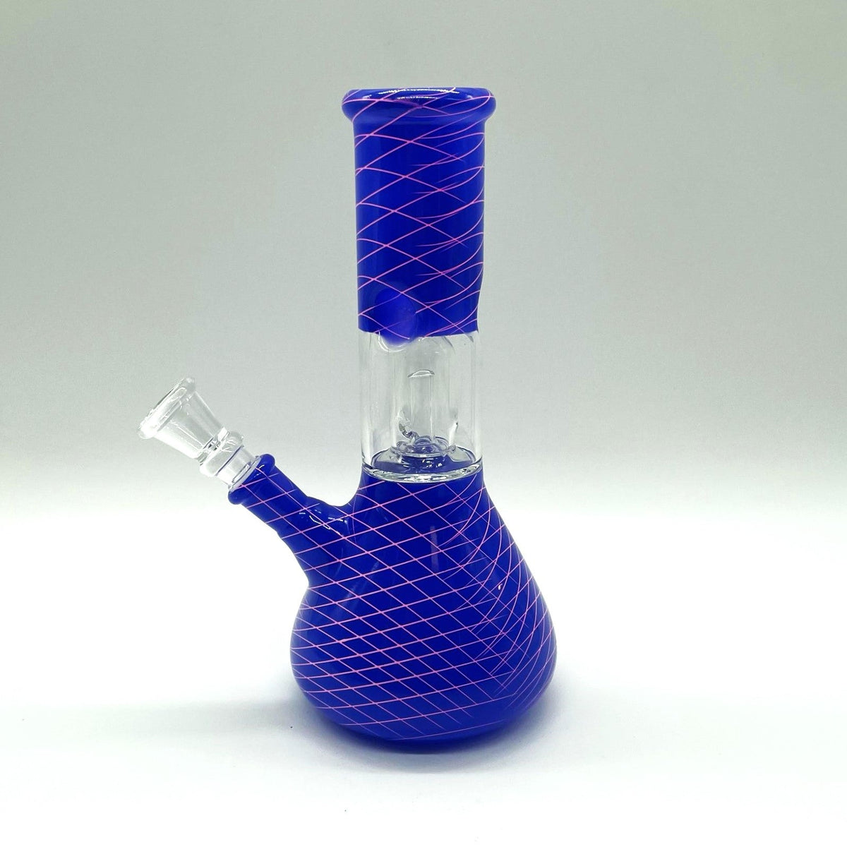 8" Water Pipe with Percolator- Assorted Color [PIP393] Glass Bong NIBO Distribution
