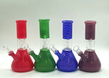8" Water Pipe with Percolator- Assorted Color [PIP393] Glass Bong NIBO Distribution Design 1