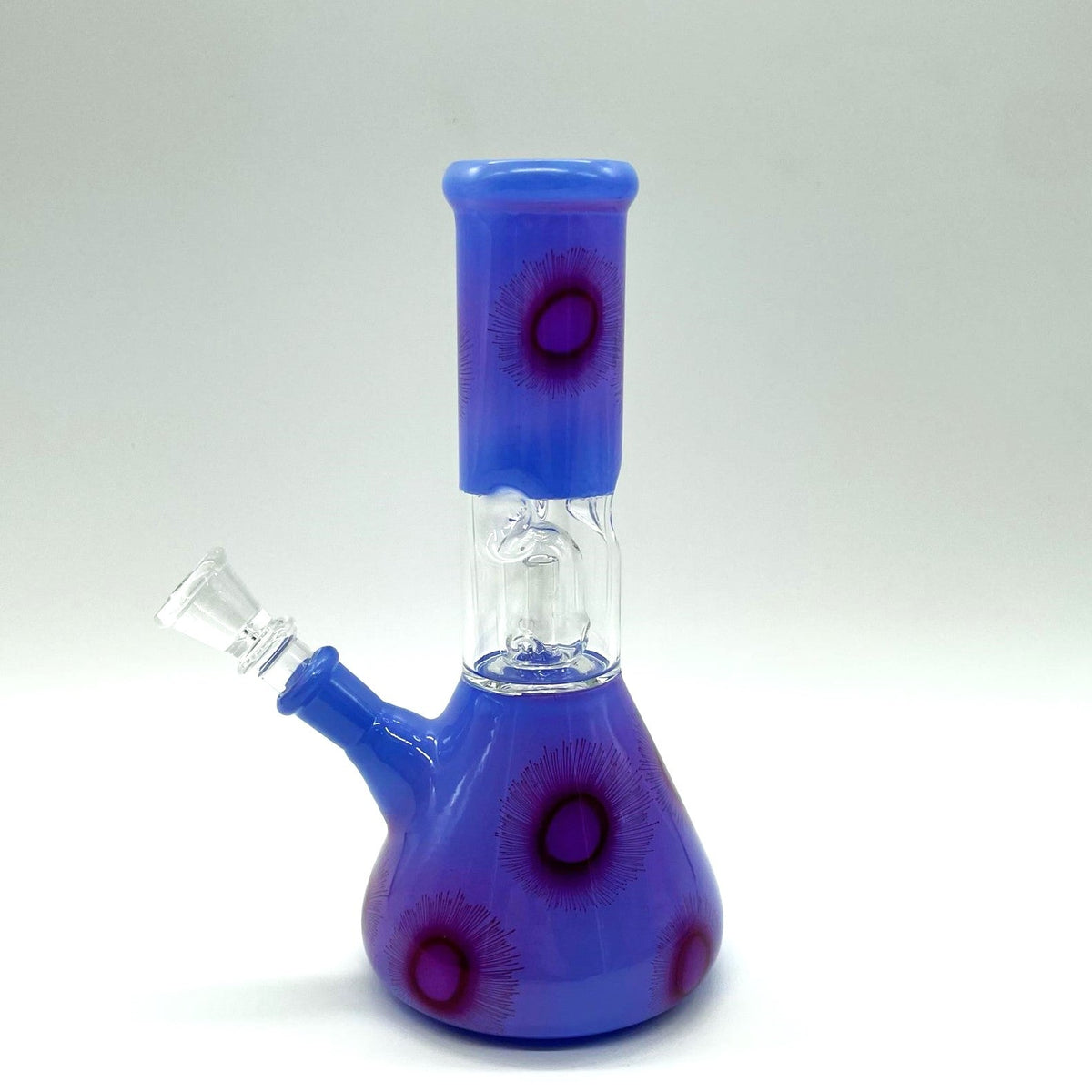 8" Water Pipe with Percolator- Assorted Color [PIP393] Glass Bong NIBO Distribution