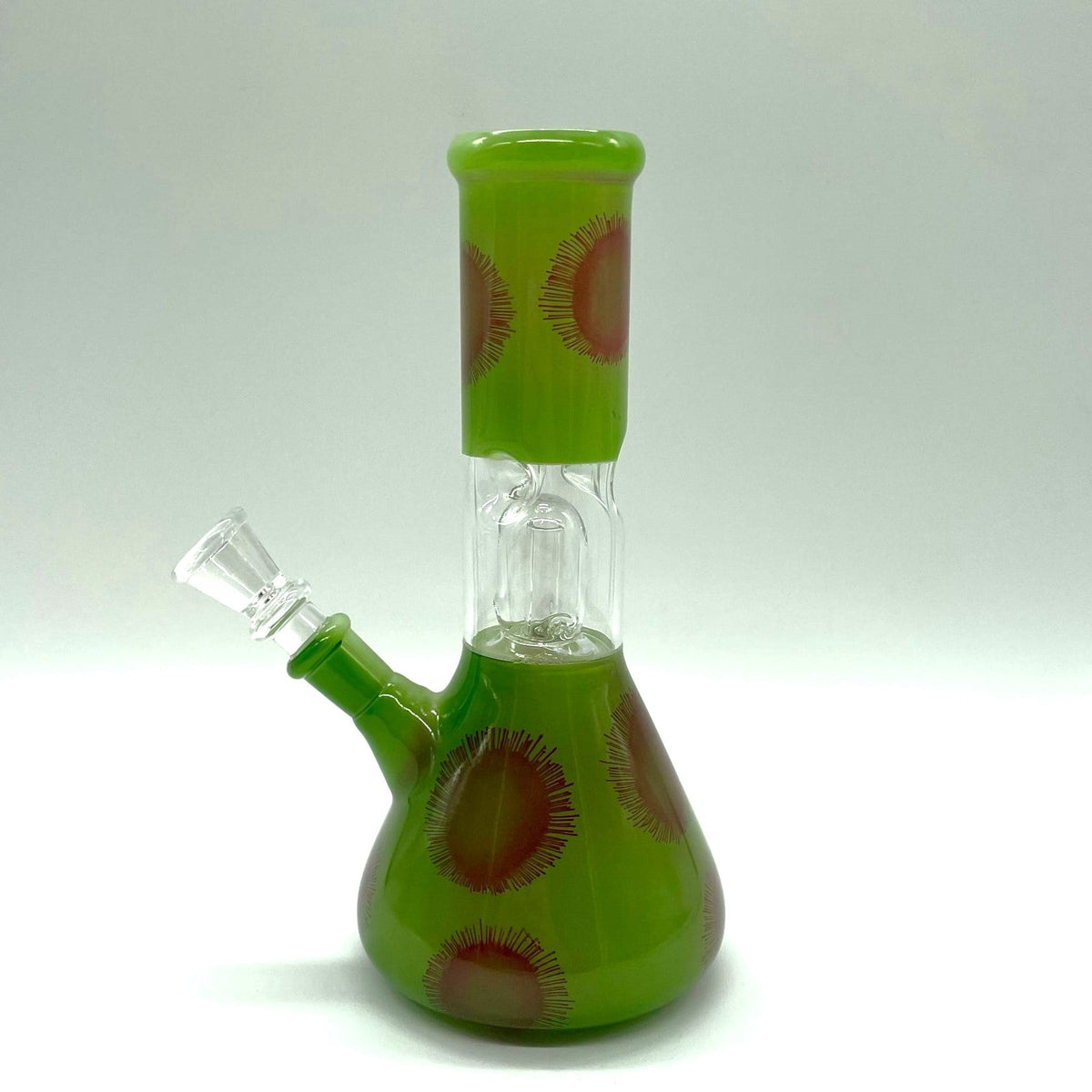 8" Water Pipe with Percolator- Assorted Color [PIP393] Glass Bong NIBO Distribution