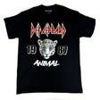 Def Leppard | "Animal Sketch" Unisex T-Shirt-Black- Officially Licensed Short Sleeve Philcos