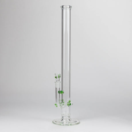 Shine Glassworks | 22 inch 38mm Straight Tube with opal accents [ST 2201] -Made in Canada Glass Bong Smoking Cat Distribution