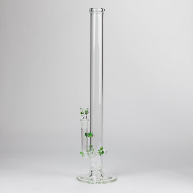 Shine Glassworks | 22 inch 38mm Straight Tube with opal accents [ST 2201] -Made in Canada Glass Bong Smoking Cat Distribution