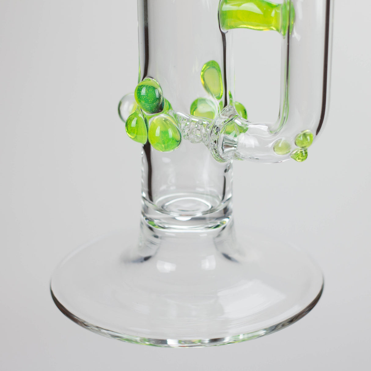 Shine Glassworks | 22 inch 38mm Straight Tube with Latticino mouthpiece and opal [ST 2203] - Made in Canada Glass Bong Smoking Cat Distribution