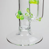 Shine Glassworks | 22 inch 38mm Straight Tube with Latticino mouthpiece and opal [ST 2203] - Made in Canada Glass Bong Smoking Cat Distribution