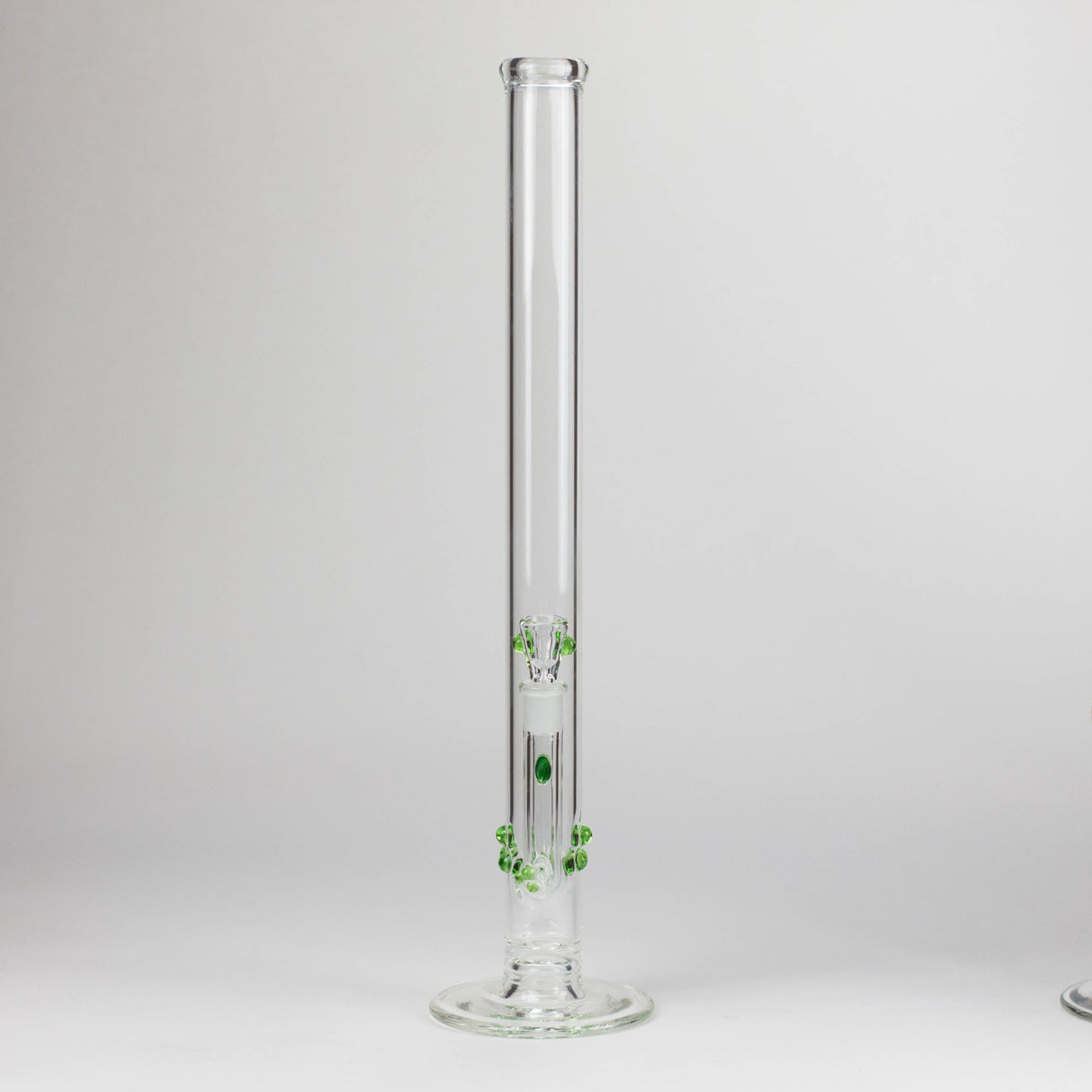 Shine Glassworks | 22 inch 38mm Straight Tube with opal accents [ST 2201] -Made in Canada Glass Bong Smoking Cat Distribution